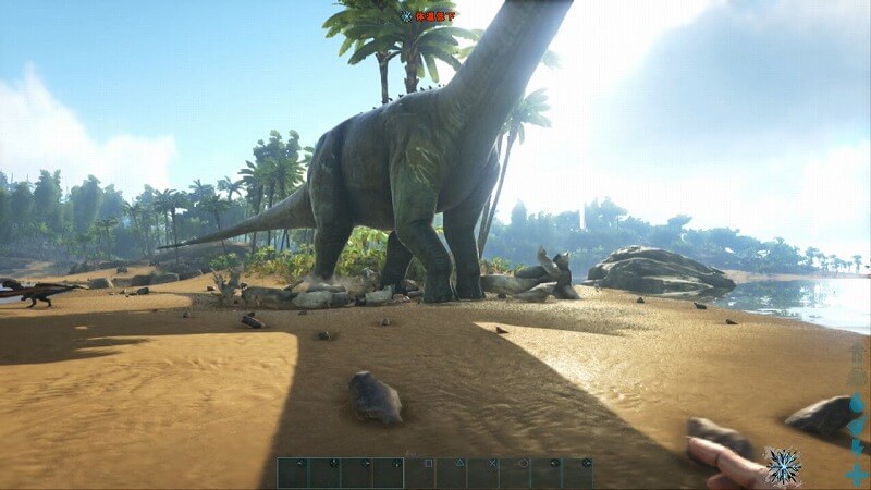 巨大な恐竜